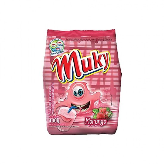 MUKY BEBIDA MORANGO 400 GR