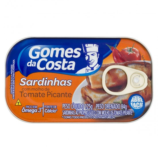 SARDINHA PICANTE GOMES 84G