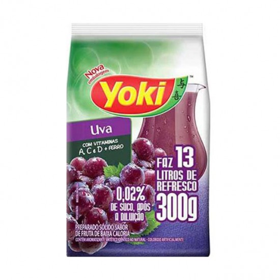 SUCO EM PO YOKI UVA 300 GR