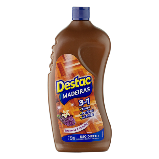 LIMPA PISOS MADEIRAS DESTAC 750 ML