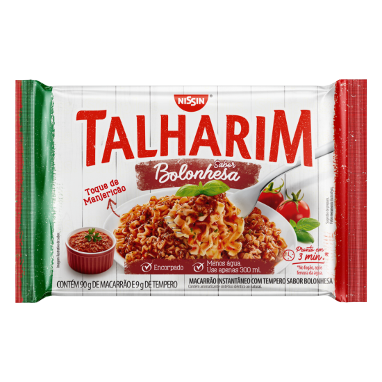 TALHARIM BOLONHA NISSIN 90GR