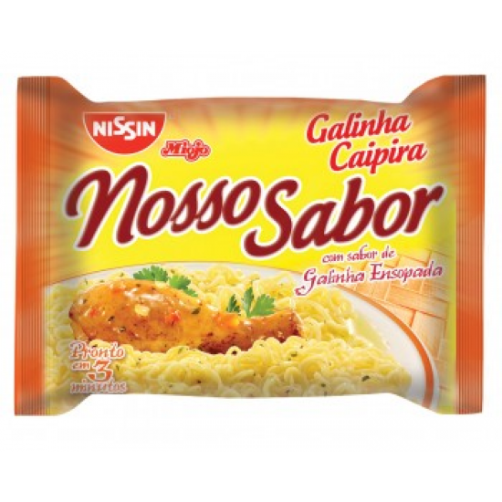 MACARRAO INSTANTANEO NOSSO SABOR GALINHA CAIPIRA 70G