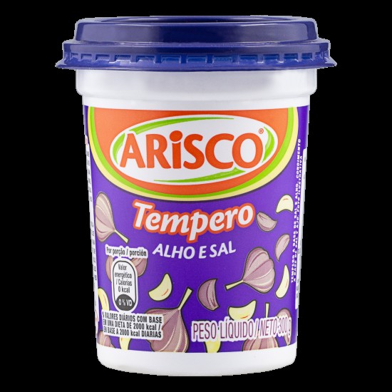 TEMPERO COMPLETO ARISCO ALHO E SAL 300 GR