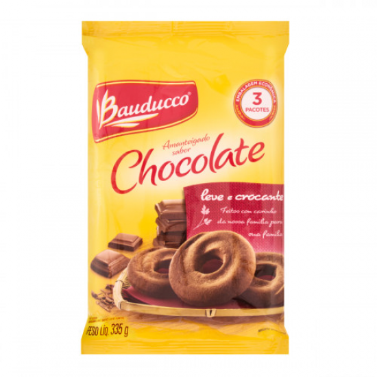 BISCOITO CHOCOLATE BAUDUCCO 335GR