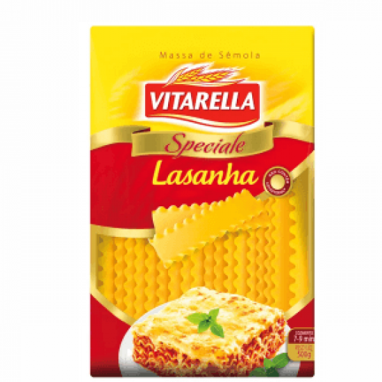 LASANHA VITARELLA SEMOLA 500G