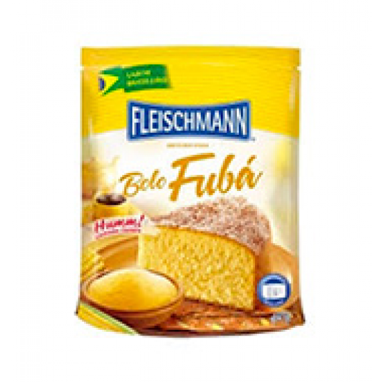 Mistura para Bolo Fubá 450g - Fleischmann - Doce Malu