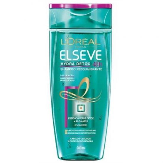 SHAMPOO ELSEVE OLEOSOS PONTAS DUPLAS 200 ML