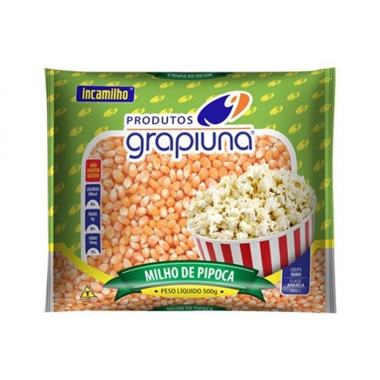 MILHO PIPOCA GRAPIUNA 500G