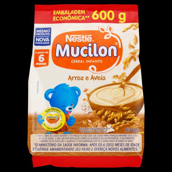 MUCILON 600GR ARROZ E AVEIA NESTLE