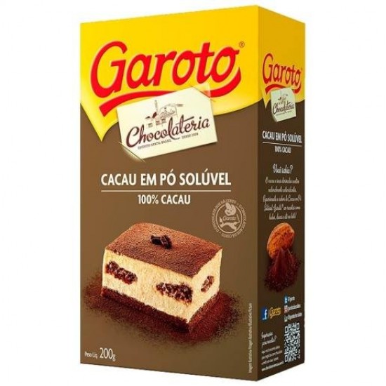 CACAU EM PO SOLUVEL 200G