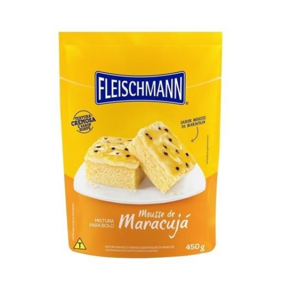 MISTURA BOLO FLEISCHMANN MARACUJA 450G